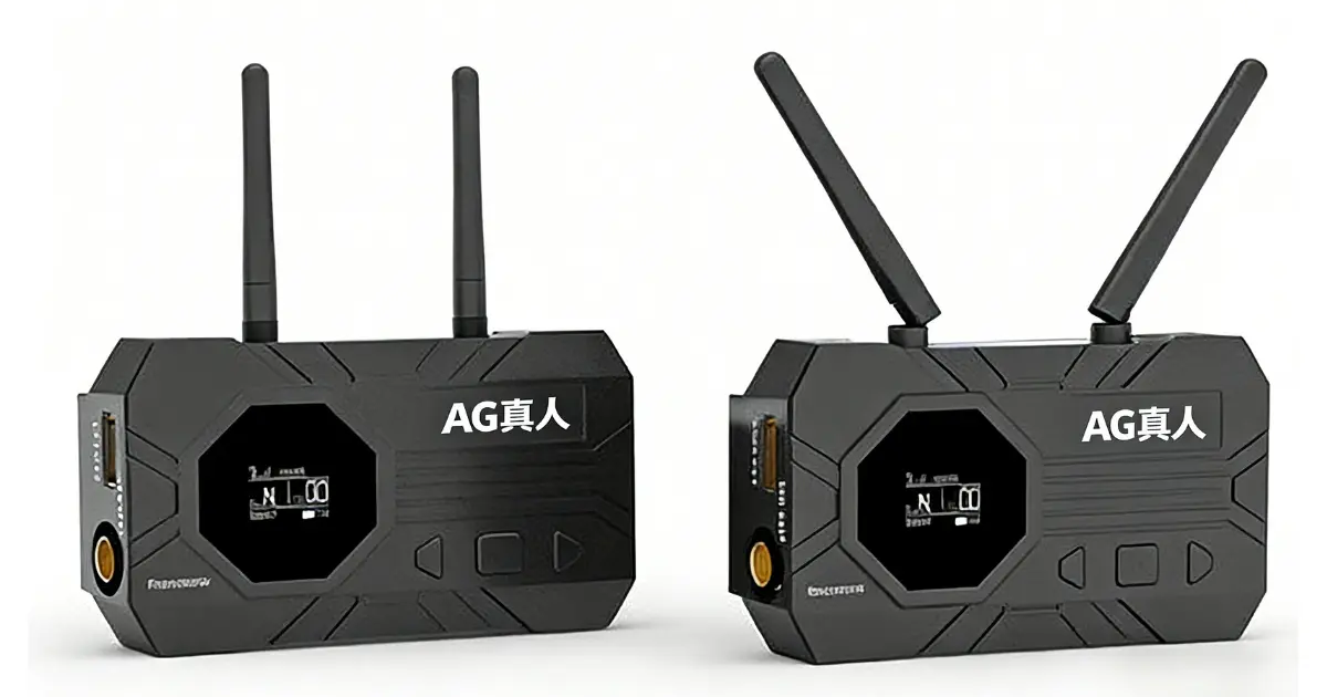 Wireless video transmission technology showing real-time, flexible and high-efficiency applications across film production, drone aerial shooting and live streaming